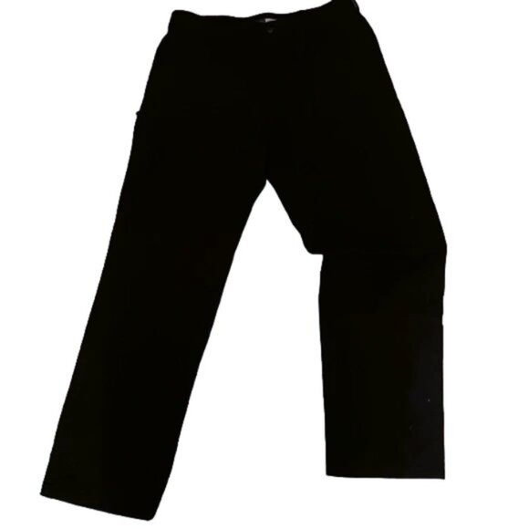St John's Bay Worry Free Relaxed Fit Black Pant, Size 44/29 - Picture 4 of 5